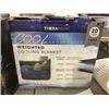Image 1 : TherapedicLarge Weighted Cooling Blanket (54" x 74")