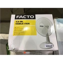 Facto 12" Table Fan