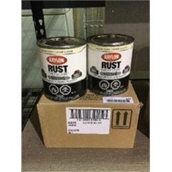 Case of Krylon Rust Protector Ivory Gloss Enamel (2 x 946mL)