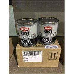 Case of Krylon Rust Protector Gray Primer(2 x 946mL)