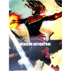 47cm CaptainMarvel Marvel Wooden Sign 3D