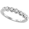 Image 1 : 1/6 CTW Round Diamond Ring 10kt White Gold - REF-18Y3X