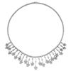 5.32 CTW Diamond Necklace 14K White Gold - REF-396N2Y