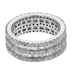 1.98 CTW Diamond Ring 14K White Gold - REF-183X9R