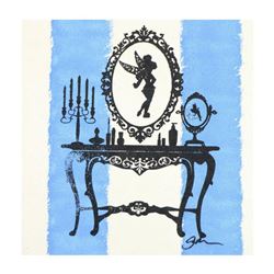 Gail Rodgers, "Mirror Mirror (Series)" One-of-a-Kind Hand-Pulled Silkscreen Mixed Media on Canvas, H