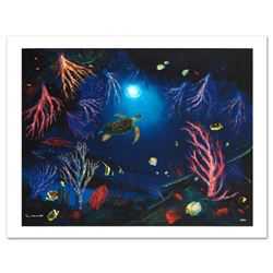 "Coral Reef Garden" Limited Edition Giclee on Canvas by Renowned Artist Wyland, Numbered and Hand Si