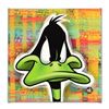 Image 1 : Looney Tunes, "Daffy Duck" Numbered Limited Edition on Canvas with COA. This piece comes Gallery Wra