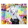Image 1 : Nastya Rovenskaya- Original Oil on Canvas "Monroe in Grey"