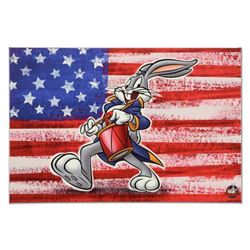 Looney Tunes, "Patriotic Series: Bugs Bunny" Numbered Limited Edition on Canvas with COA. This piece