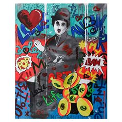 Nastya Rovenskaya- Mixed Media "His Ballon"