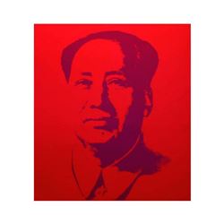 Andy Warhol  Mao Red  Silk Screen Print from Sunday B Morning.