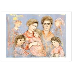 "Michael's Family" Limited Edition Lithograph (36" x 26") by Edna Hibel (1917-2014), Numbered and Ha