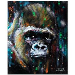 "Albert" Limited Edition Giclee on Canvas by Stephen Fishwick, Numbered and Signed. This piece comes