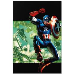 Marvel Comics "Captain America: Man Out Of Time #4" Numbered Limited Edition Giclee on Canvas by Bry