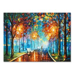 Leonid Afremov (1955-2019) "Misty Mood" Limited Edition Giclee on Canvas, Numbered and Signed. This 