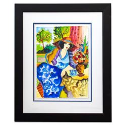 Patricia Govezensky- Original Watercolor "Aurelie"