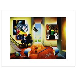 "Chagall's Recital" Limited Edition Giclee on Canvas by Ferjo, Numbered and Hand Signed by the Artis