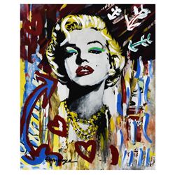 Nastya Rovenskaya- Mixed Media "Marilyn Monroe II"