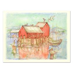 Edna Hibel (1917-2014), "Motiff I" Limited Edition Lithograph, Numbered and Hand Signed with Certifi