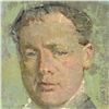 Image 2 : Alex Zwarenstein, "Young Churchill" Original Oil Painting on Canvas, Hand Signed with Certificate of