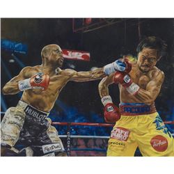 Turchinsky Dimitry- Mixed Media "Mayweather Vs Pacquiao"