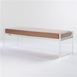 American bench c. 1970 acrylic
