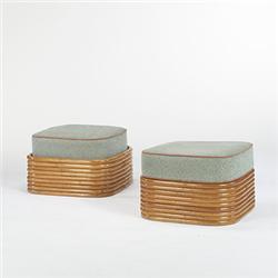 Paul Frankl ottomans, pair Payat 