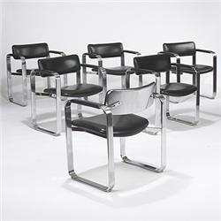 Eero Aarnio dining chairs, set of si