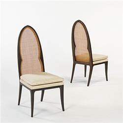 Baker side chairs, pair USA, c. 1