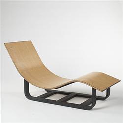 In the manner of Alvar Aalto chaise 