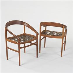 Brockman-Peterson armchairs, pair 