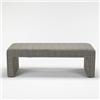 Image 1 : Milo Baughman upholstered bench T