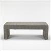 Image 1 : Milo Baughman upholstered bench T