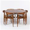 Image 1 : Hans Wegner dining table and chairs 