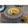 Image 2 : Qty 5 Big Boy Tires with Rims, 10x16.5