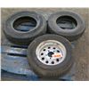 Image 1 : Qty 3 Tires (1 with Rim)