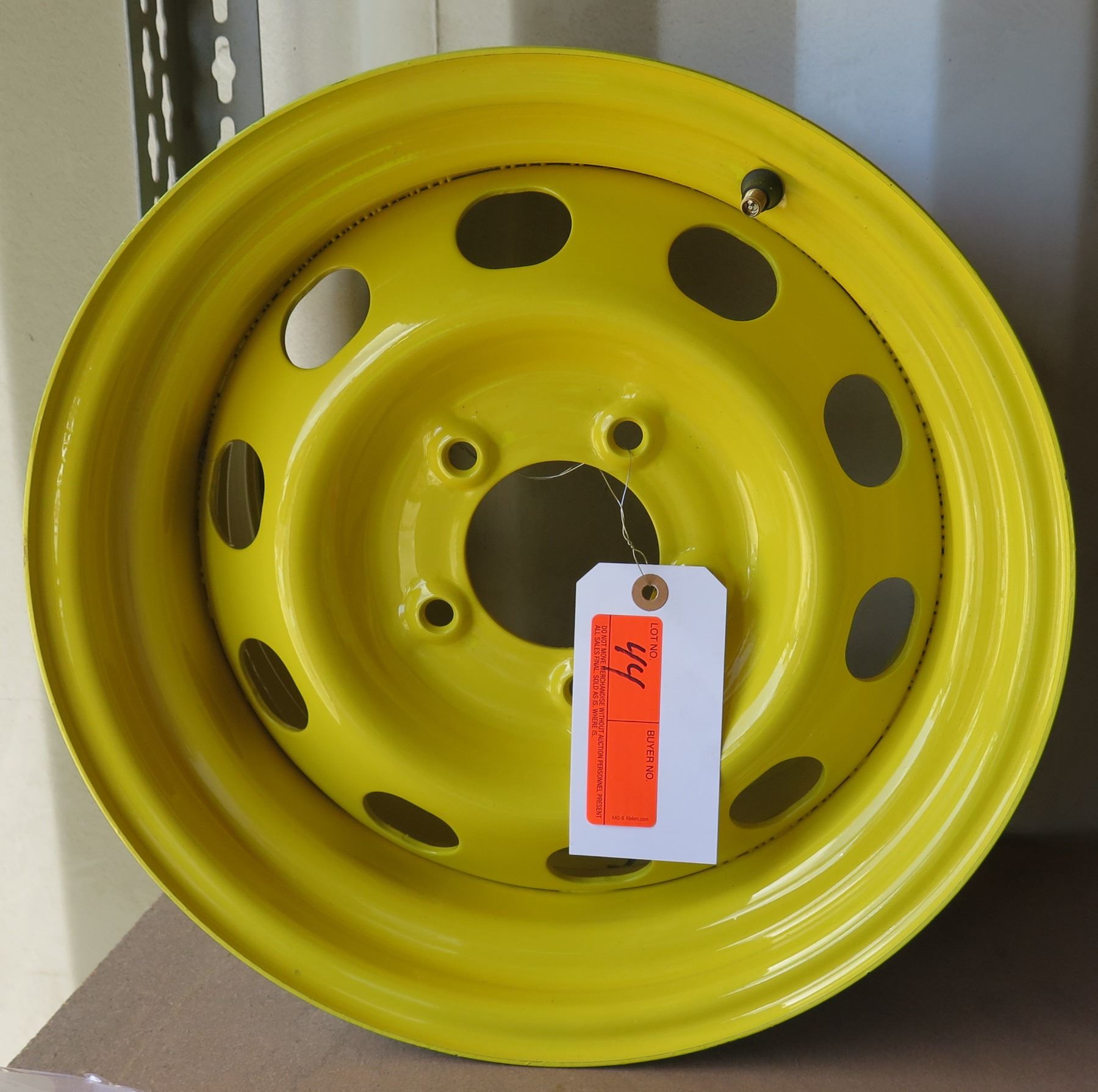 Yellow Square Rim Yellow Rim (Appears Unused)