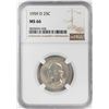 Image 1 : 1959-D Washington Quarter Coin NGC MS66