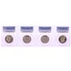 Image 1 : Lot of (4) 1977-S Proof Kennedy Half Dollar Coins PCGS PR69DCAM