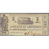 Image 1 : 1864 $1 State of Louisiana Obsolete Note