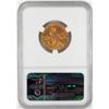 Image 2 : 1909-D $5 Indian Head Half Eagle Gold Coin NGC MS64