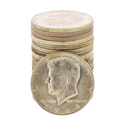 Roll of (20) Brilliant Uncirculated 1964-D Kennedy Half Dollar Coins
