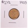 Image 1 : 1903 $2 1/2 Liberty Head Quarter Eagle Gold Coin