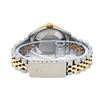 Image 5 : Rolex Ladies Two Tone 14K Blue Vignette Pyramid Diamond Datejust Wristwatch