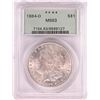 Image 1 : 1884-O $1 Morgan Silver Dollar Coin PCGS MS63 Old Green Holder