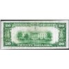 Image 2 : 1929 $20 Peoples Bank & Trust of Washington, Indiana CH# 3842 National Currency Note
