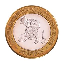 .999 Silver Boomtown Las Vegas, NV $10 Casino Limited Edition Gaming Token