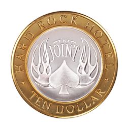 .999 Fine Silver Hard Rock Hotel & Casino Las Vegas $10 Limited Edition Gaming Token