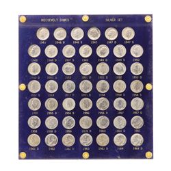 Set of 1946-1964 Brilliant Uncirculated Roosevelt Dimes