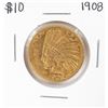 Image 1 : 1908 $10 Indian Head Eagle Gold Coin